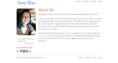 Desktop Screenshot of amy-mac.com